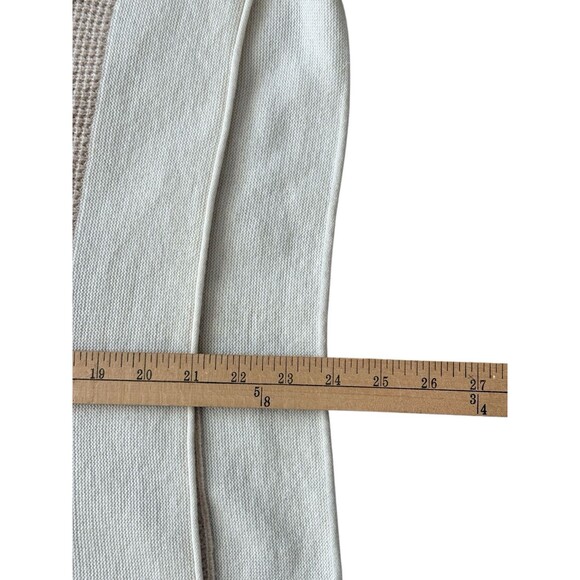 Splendid Short Sleeve Boxy Sweater Wool Blend Lightweight Beige Ivory Women's Sm - Picture 12 of 12